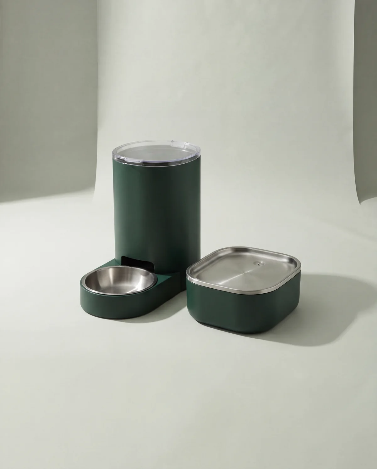 Automatic Feeder and Fountain Set, 2 pieces