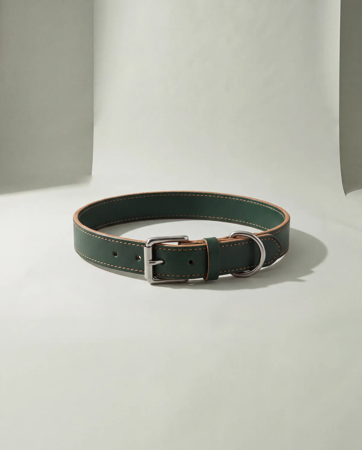Leather Dog Collar, Medium, 14 to 18 in